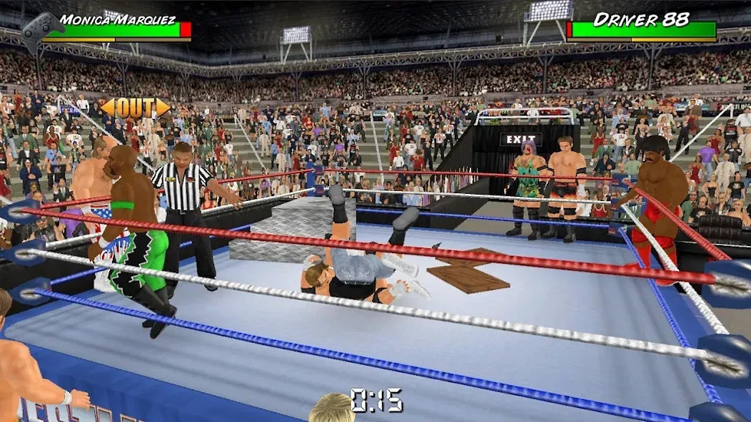 Wrestling Empire взлом APK — Безлимитные деньги и открыты все возможности — скриншот 5