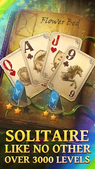 Solitaire Fairytale MOD APK: Безлимитные монеты и открыты все уровни — скриншот 1