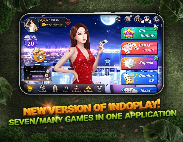 Indoplay-Capsa Domino QQ Poker — последняя версия с модом (Безлимитные фишки и бонусы) — скриншот 1 Indoplay-Capsa Domino QQ Poker — последняя версия с модом (Безлимитные фишки и бонусы) — скриншот 1
