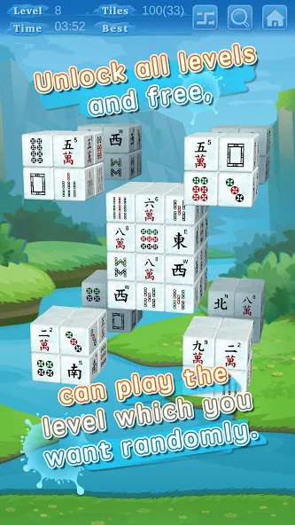 Stacker Mahjong 3D — последняя версия с модом (Без рекламы и все уровни открыты) — скриншот 3 Stacker Mahjong 3D — последняя версия с модом (Без рекламы и все уровни открыты) — скриншот 3