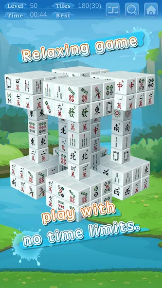 Stacker Mahjong 3D — последняя версия с модом (Без рекламы и все уровни открыты) — скриншот 4 Stacker Mahjong 3D — последняя версия с модом (Без рекламы и все уровни открыты) — скриншот 4