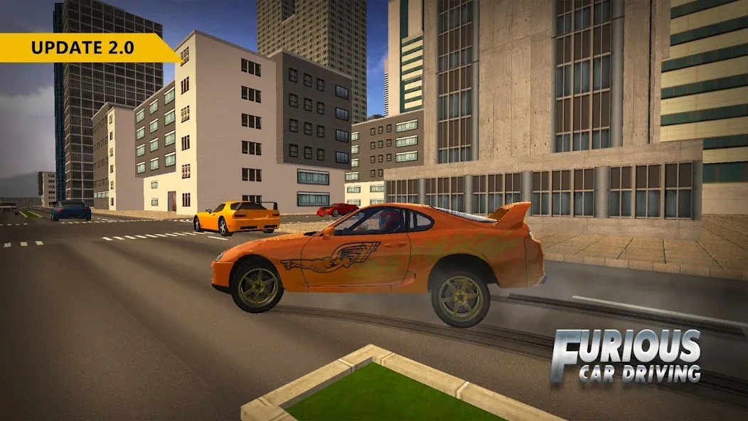 Скачать взлом Furious Car Driving 2023 — Безлимитные деньги и топливо — скриншот 2 Скачать взлом Furious Car Driving 2023 — Безлимитные деньги и топливо — скриншот 2