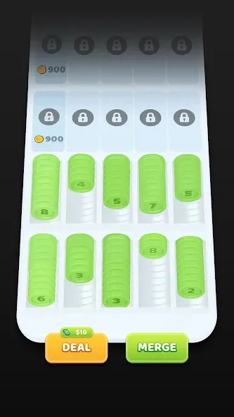 Скачать Coin Sort на Андроид с модом — Безлимитные монеты и открыты все уровни — скриншот 4 Скачать Coin Sort на Андроид с модом — Безлимитные монеты и открыты все уровни — скриншот 4
