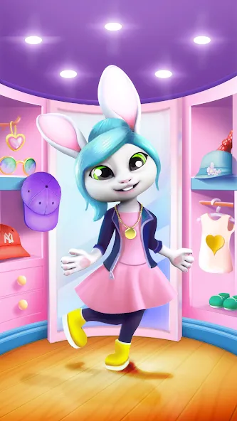 Bu Bunny - Cute pet care game взломанный APK — Много монет и ресурсов — скриншот 5 Bu Bunny - Cute pet care game взломанный APK — Много монет и ресурсов — скриншот 5