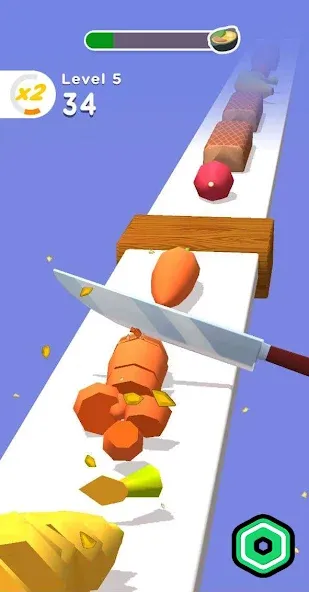 Скачать Super Slices Robux Roblominer на Андроид с модом — Безлимитные робуксы и все уровни — скриншот 2 Скачать Super Slices Robux Roblominer на Андроид с модом — Безлимитные робуксы и все уровни — скриншот 2