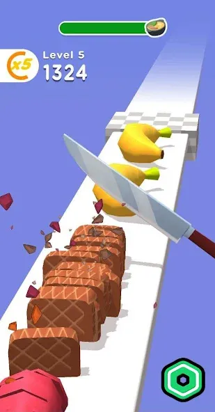 Скачать Super Slices Robux Roblominer на Андроид с модом — Безлимитные робуксы и все уровни — скриншот 4 Скачать Super Slices Robux Roblominer на Андроид с модом — Безлимитные робуксы и все уровни — скриншот 4
