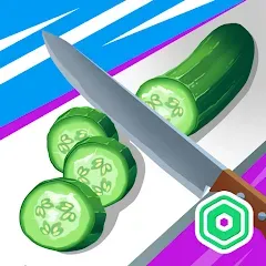 Скачать Super Slices Robux Roblominer на Андроид с модом — Безлимитные робуксы и все уровни