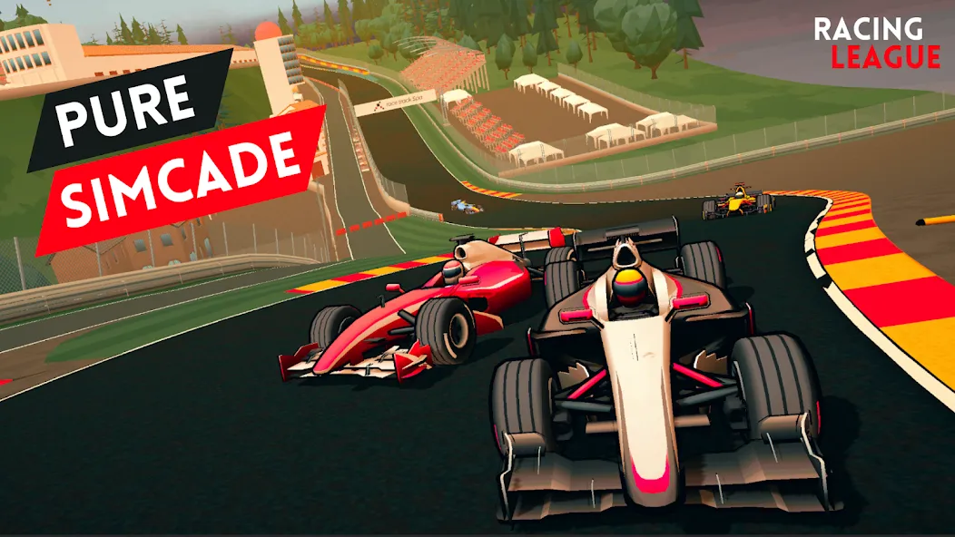 Racing League: 3D Race Offline — Безлимитные деньги и топливо, скачать мод APK — скриншот 1 Racing League: 3D Race Offline — Безлимитные деньги и топливо, скачать мод APK — скриншот 1