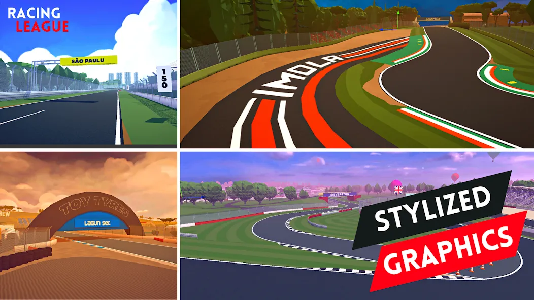 Racing League: 3D Race Offline — Безлимитные деньги и топливо, скачать мод APK — скриншот 4 Racing League: 3D Race Offline — Безлимитные деньги и топливо, скачать мод APK — скриншот 4