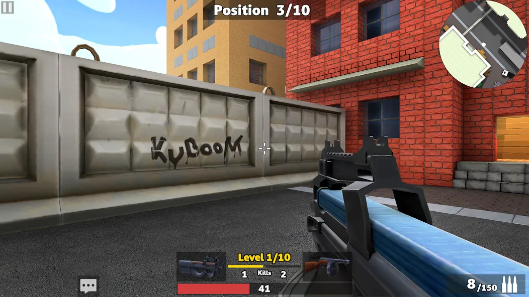 KUBOOM 3D: FPS Shooting Games — скачать мод: Безлимитные деньги и оружие — скриншот 1