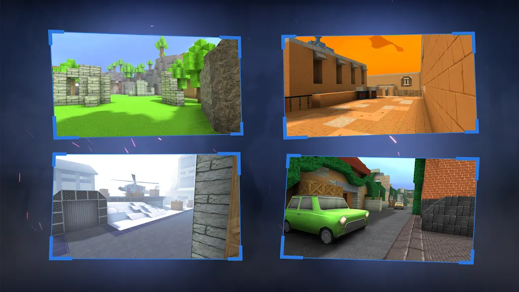 KUBOOM 3D: FPS Shooting Games — скачать мод: Безлимитные деньги и оружие — скриншот 5