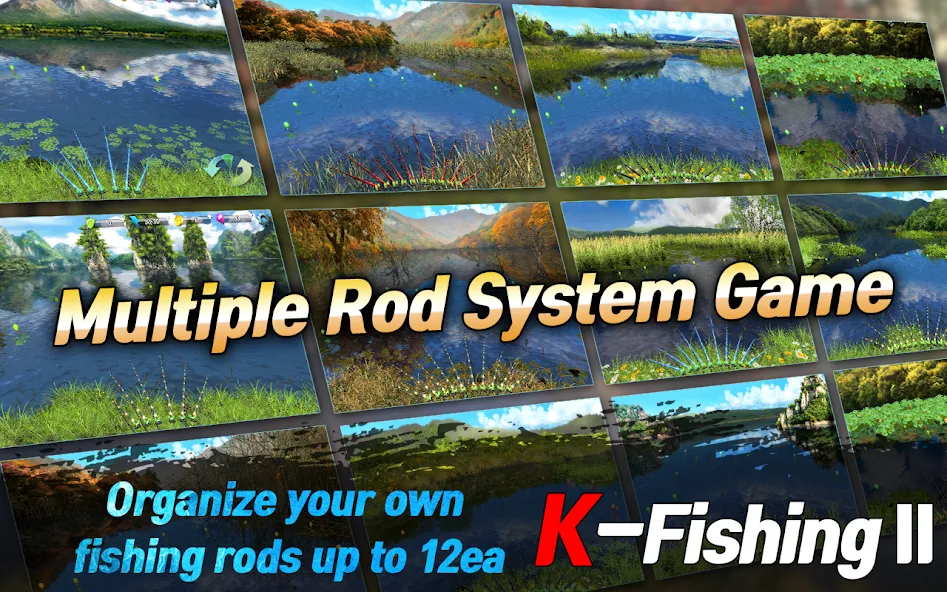 Мод KFishing2 — Безлимитные деньги и снасти, скачать APK — скриншот 1 Мод KFishing2 — Безлимитные деньги и снасти, скачать APK — скриншот 1
