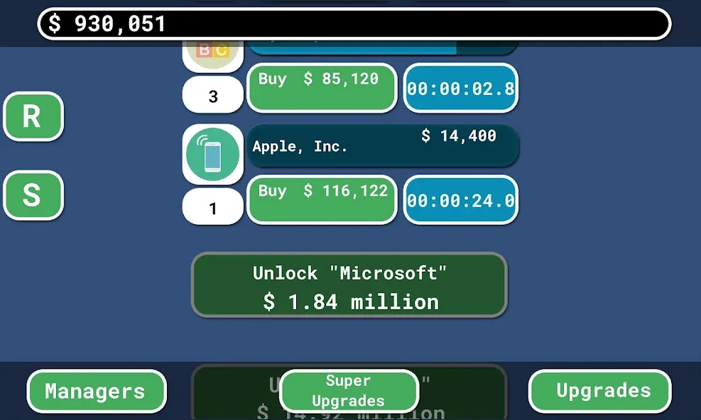 The Ok Clicker (Мод: Быстрый прирост очков и бонусы) — скачать на Андроид — скриншот 1