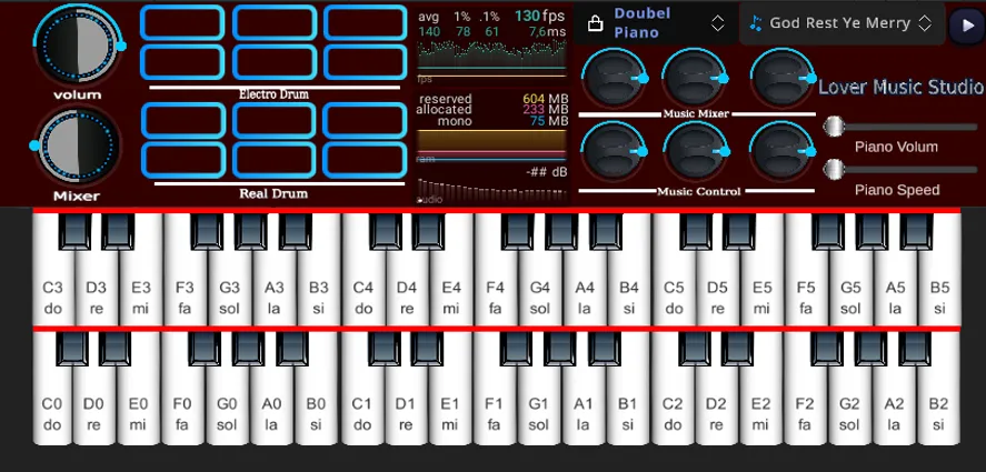 Org Piano:Real Piano Keyboard взломанный APK — Без рекламы и все функции открыты — скриншот 3 Org Piano:Real Piano Keyboard взломанный APK — Без рекламы и все функции открыты — скриншот 3