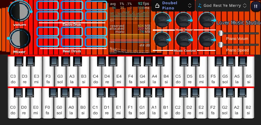 Org Piano:Real Piano Keyboard взломанный APK — Без рекламы и все функции открыты — скриншот 5 Org Piano:Real Piano Keyboard взломанный APK — Без рекламы и все функции открыты — скриншот 5