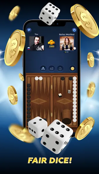 Скачать PPNards: Backgammon board game — Без рекламы и открыты все функции — скриншот 2 Скачать PPNards: Backgammon board game — Без рекламы и открыты все функции — скриншот 2