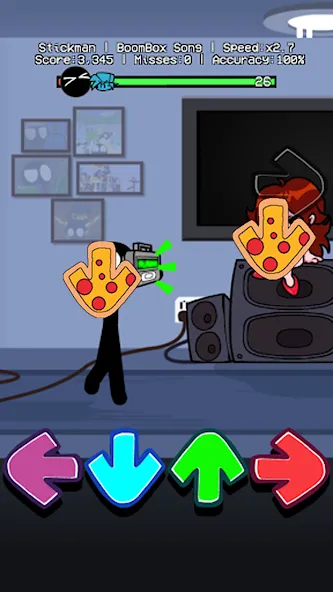 Мод Music Battle Stickman Full mod — Полная версия с открытыми уровнями, скачать APK — скриншот 2 Мод Music Battle Stickman Full mod — Полная версия с открытыми уровнями, скачать APK — скриншот 2
