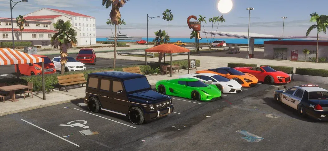 Drive Club: Car Parking Games на телефон — скачать мод: Безлимитные деньги и машины — скриншот 4