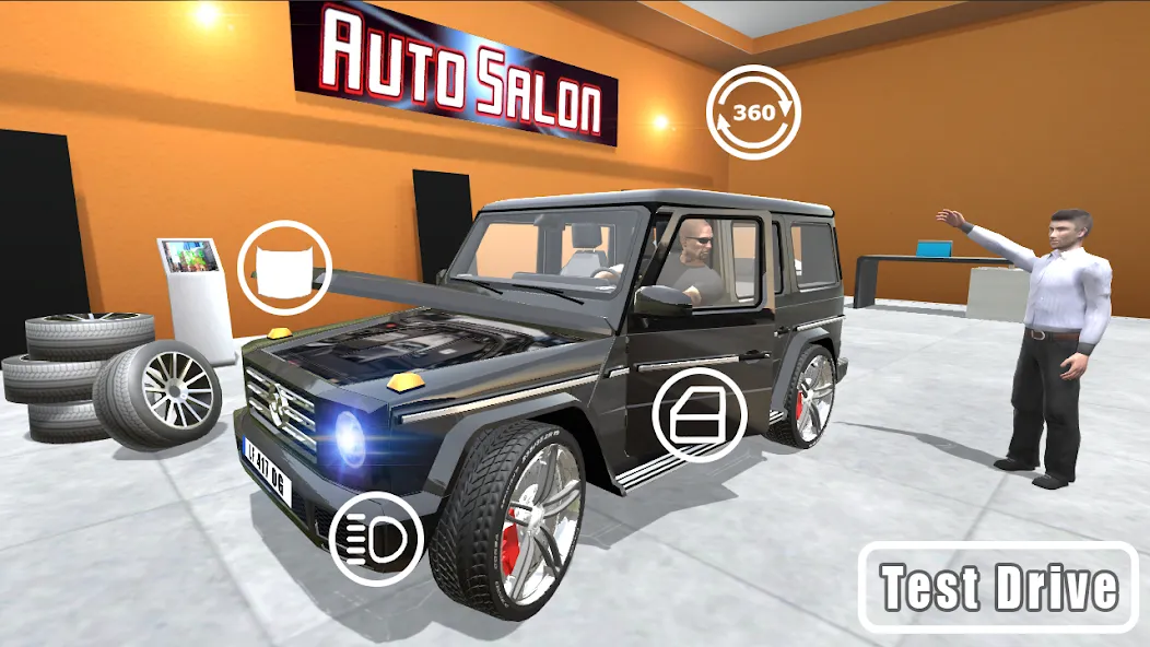 Offroad G-Class взломанный APK — Безлимитные деньги и открытые машины — скриншот 1 Offroad G-Class взломанный APK — Безлимитные деньги и открытые машины — скриншот 1
