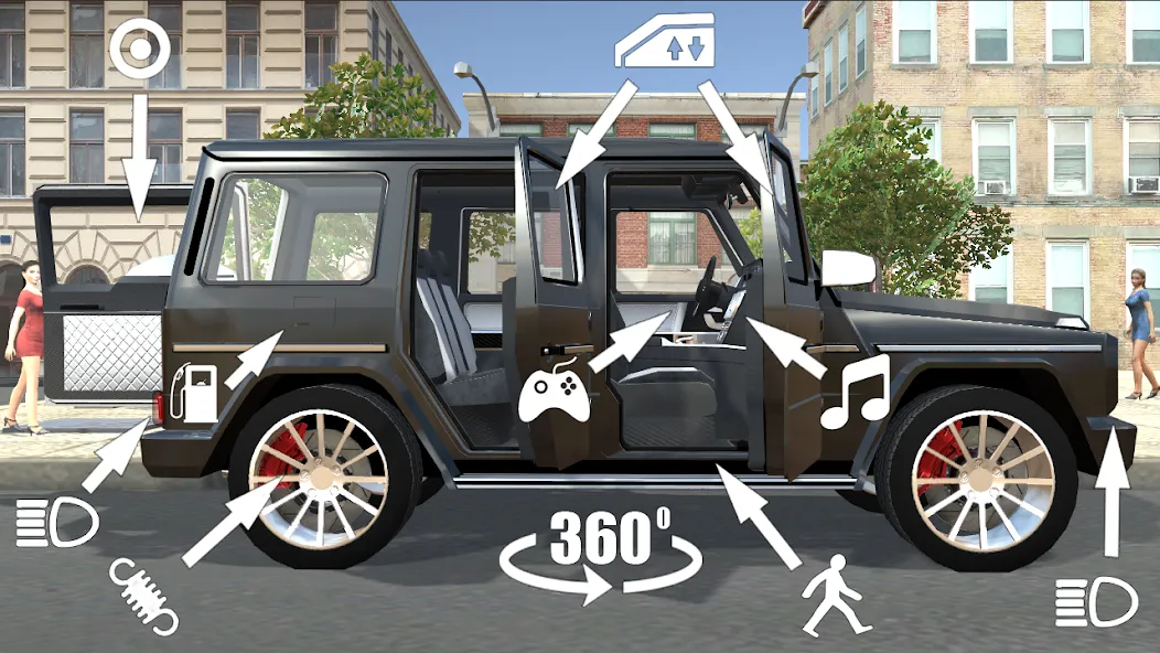 Offroad G-Class взломанный APK — Безлимитные деньги и открытые машины — скриншот 2 Offroad G-Class взломанный APK — Безлимитные деньги и открытые машины — скриншот 2