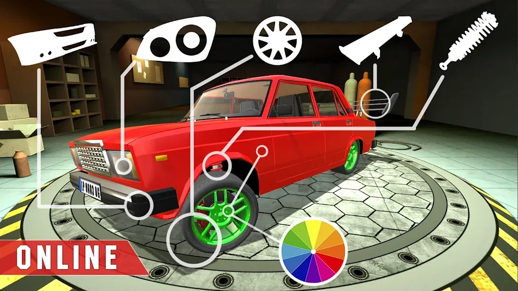 Real Cars Online Racing взлом APK — Безлимитные деньги и топливо — скриншот 1 Real Cars Online Racing взлом APK — Безлимитные деньги и топливо — скриншот 1