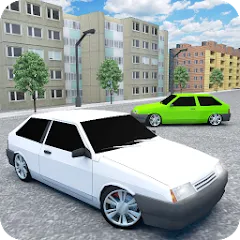 Russian Cars: 8 in City взломанный APK — Безлимитные деньги и все машины