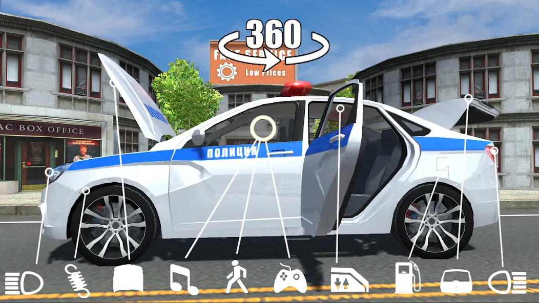 Russian Cars Simulator бесплатно на Андроид — мод: Безлимитные деньги и все машины — скриншот 2