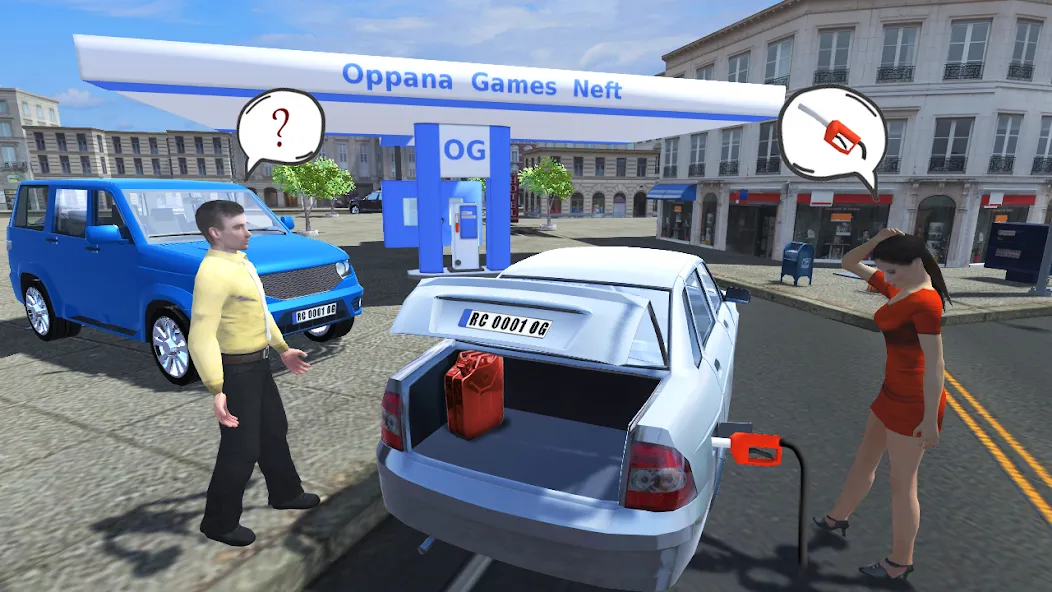 Russian Cars Simulator бесплатно на Андроид — мод: Безлимитные деньги и все машины — скриншот 5