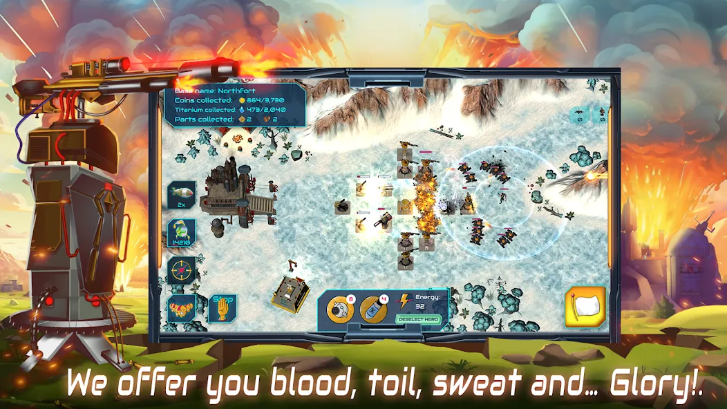 Скачать Boulder Base: Defense Strategy мод — Безлимитные ресурсы и усиленная база — скриншот 3 Скачать Boulder Base: Defense Strategy мод — Безлимитные ресурсы и усиленная база — скриншот 3