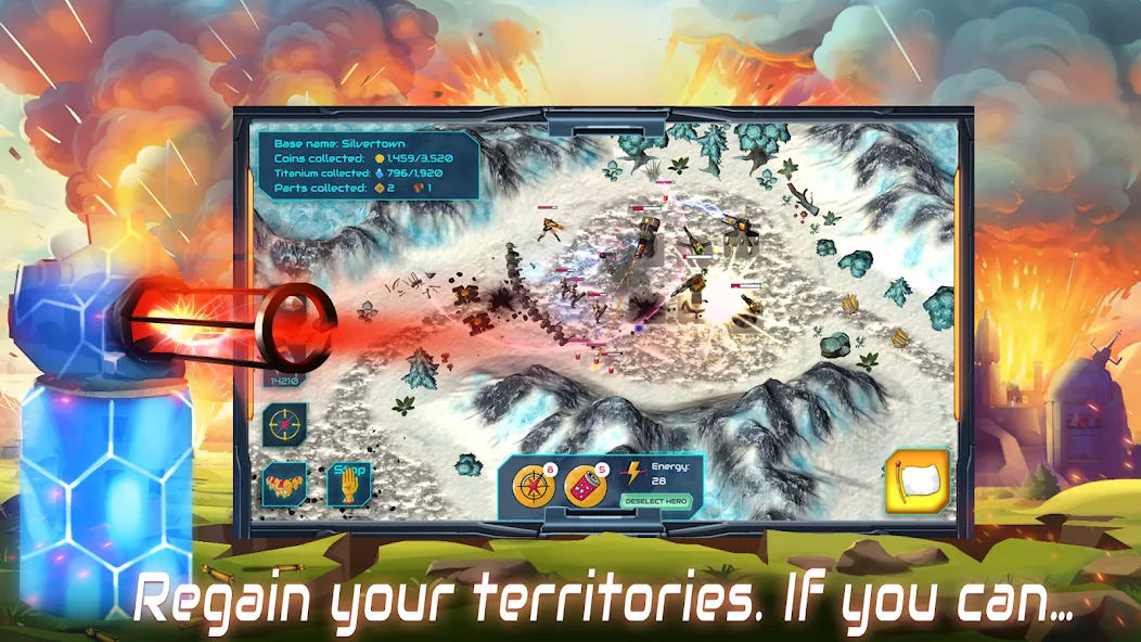 Скачать Boulder Base: Defense Strategy мод — Безлимитные ресурсы и усиленная база — скриншот 5 Скачать Boulder Base: Defense Strategy мод — Безлимитные ресурсы и усиленная база — скриншот 5