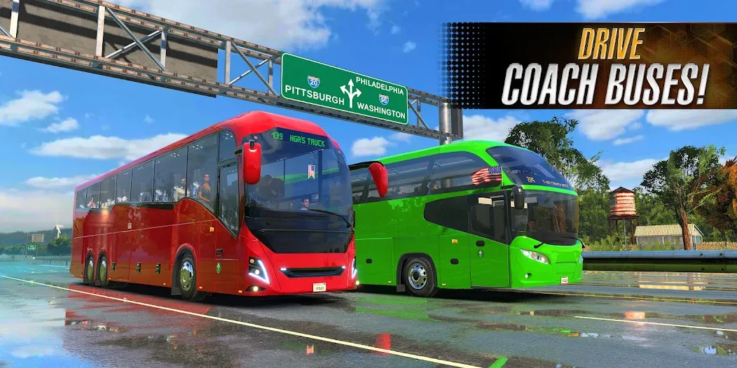 Bus Simulator 2023 — Безлимитные деньги и все автобусы, скачать мод APK — скриншот 3