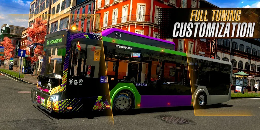 Bus Simulator 2023 — Безлимитные деньги и все автобусы, скачать мод APK — скриншот 4