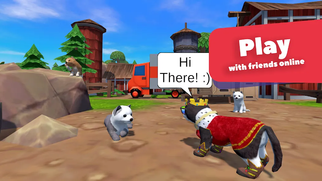 Скачать Dog Simulator - Animal Life на Андроид с модом — Безлимитные монеты и все породы — скриншот 2