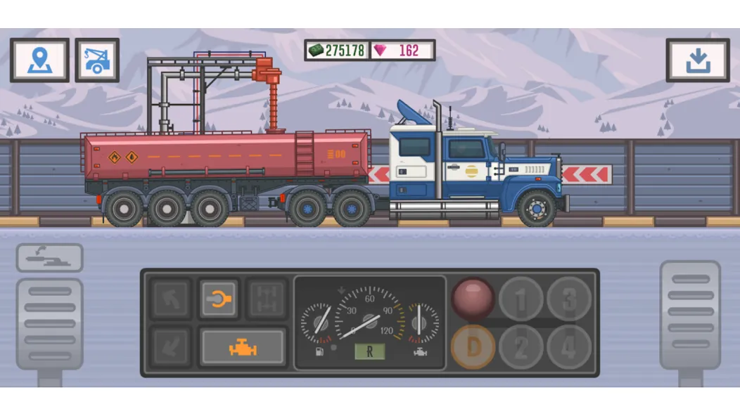 Trucker and Trucks MOD APK: Много денег и все грузовики открыты — скриншот 3