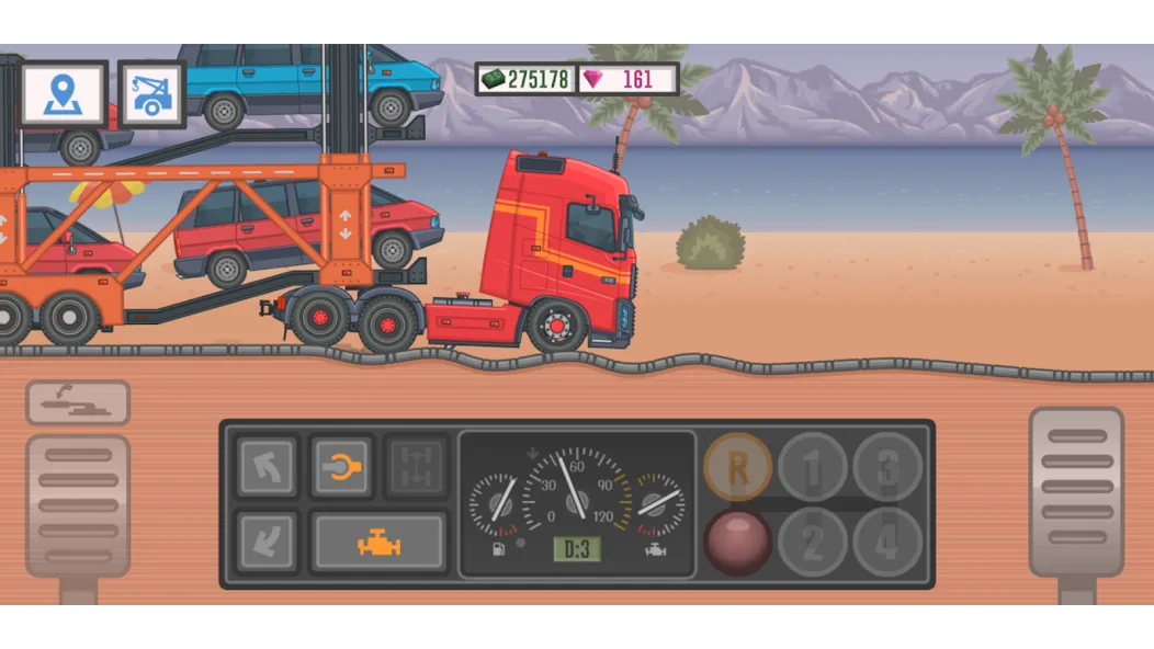 Trucker and Trucks MOD APK: Много денег и все грузовики открыты — скриншот 4