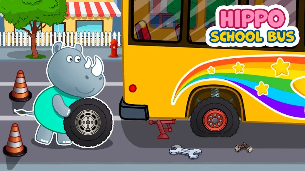 Kids School Bus Adventure взломанный APK — Все уровни и без рекламы — скриншот 4