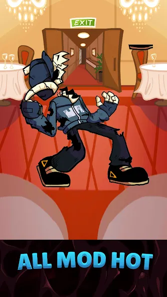 Скачать Sunday Night Music Battle Mod APK — Ритм-испытания и новые композиции — скриншот 3