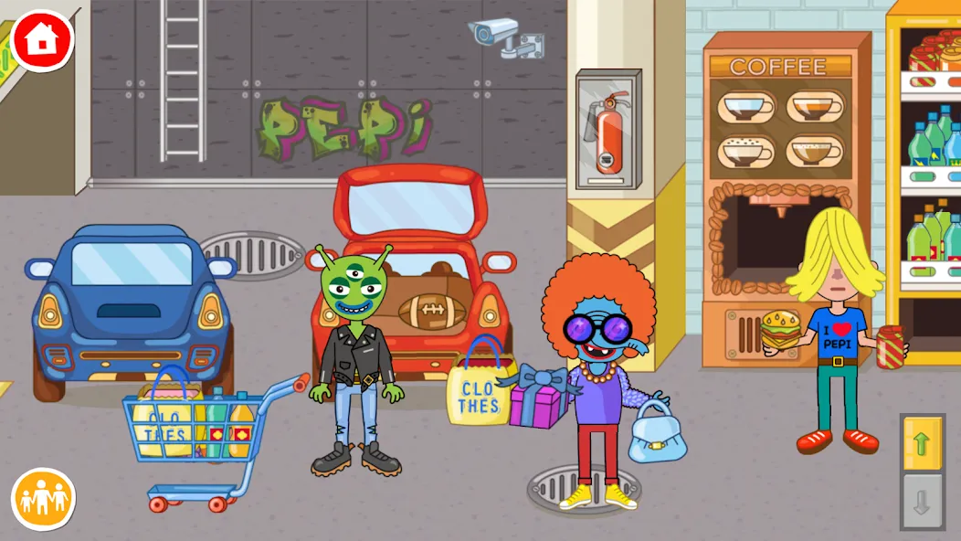 Pepi Super Stores: Fun & Games — взломанная версия, Открыты все предметы и локации — скриншот 3 Pepi Super Stores: Fun & Games — взломанная версия, Открыты все предметы и локации — скриншот 3