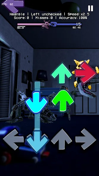 Скачать Hypno Mix Five Nights Battle Mod APK — Открыты все персонажи и уровни — скриншот 3