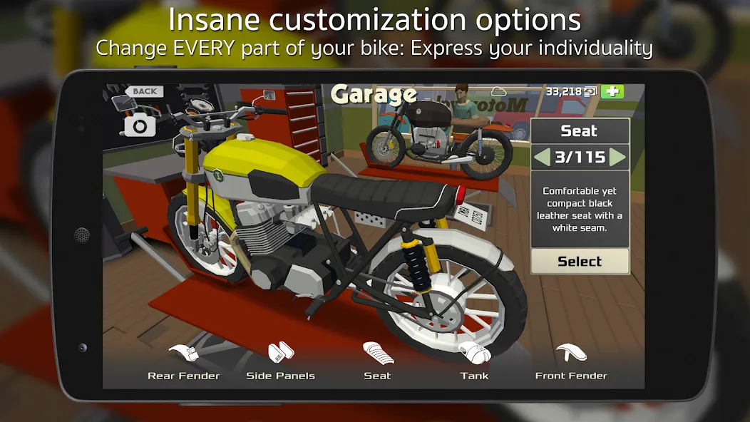 Cafe Racer — взломанная версия, Безлимитные деньги и топовые байки — скриншот 2 Cafe Racer — взломанная версия, Безлимитные деньги и топовые байки — скриншот 2