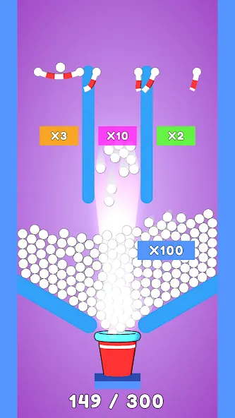 Скачать взлом Balls and Ropes: Cut 'n Bounce — Безлимитные монеты и подсказки — скриншот 1 Скачать взлом Balls and Ropes: Cut 'n Bounce — Безлимитные монеты и подсказки — скриншот 1