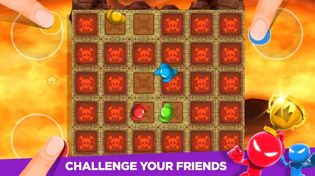Мод Stickman Party 2 3 4 MiniGames — Много мини-игр без ограничений, скачать APK — скриншот 4