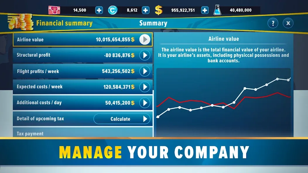 Скачать Airlines Manager: Plane Tycoon бесплатно — Безлимитные деньги и все самолеты открыты — скриншот 5