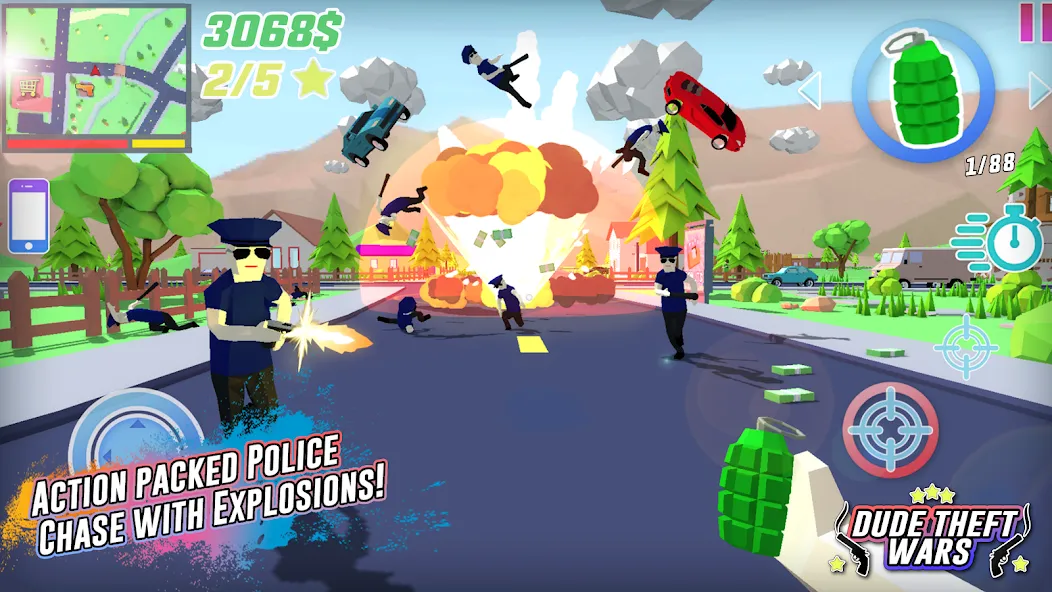 Скачать Dude Theft Wars Shooting Games Mod APK — Безлимитные деньги и оружие — скриншот 1 Скачать Dude Theft Wars Shooting Games Mod APK — Безлимитные деньги и оружие — скриншот 1