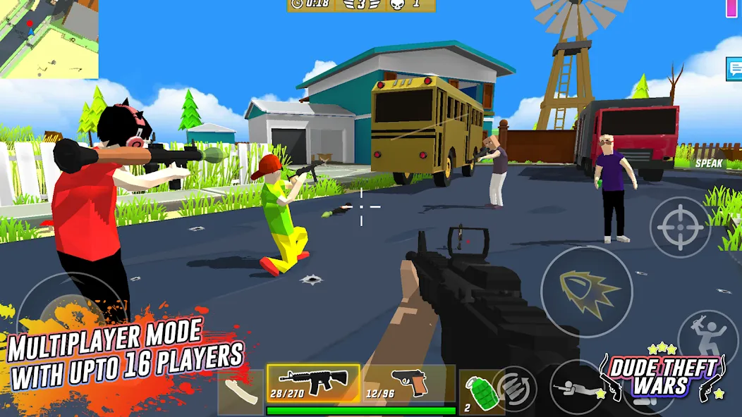 Скачать Dude Theft Wars Shooting Games Mod APK — Безлимитные деньги и оружие — скриншот 2 Скачать Dude Theft Wars Shooting Games Mod APK — Безлимитные деньги и оружие — скриншот 2