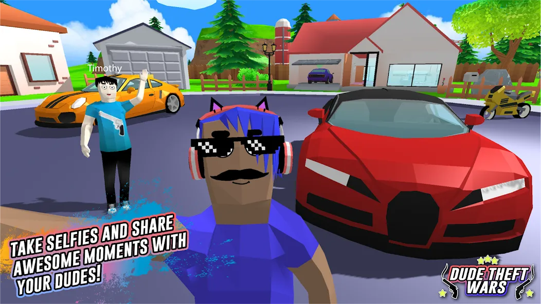 Скачать Dude Theft Wars Shooting Games Mod APK — Безлимитные деньги и оружие — скриншот 4 Скачать Dude Theft Wars Shooting Games Mod APK — Безлимитные деньги и оружие — скриншот 4