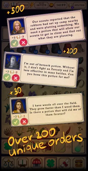 Potion shop: Alchemy Simulator — Безлимитные деньги и ресурсы, скачать мод APK — скриншот 2