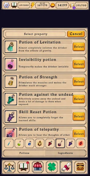 Potion shop: Alchemy Simulator — Безлимитные деньги и ресурсы, скачать мод APK — скриншот 4
