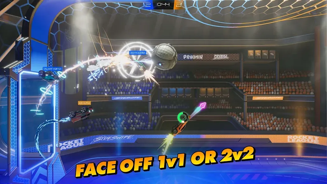 Rocket League Sideswipe (Мод: Бесконечные деньги и все машины) — скачать на Андроид — скриншот 2 Rocket League Sideswipe (Мод: Бесконечные деньги и все машины) — скачать на Андроид — скриншот 2