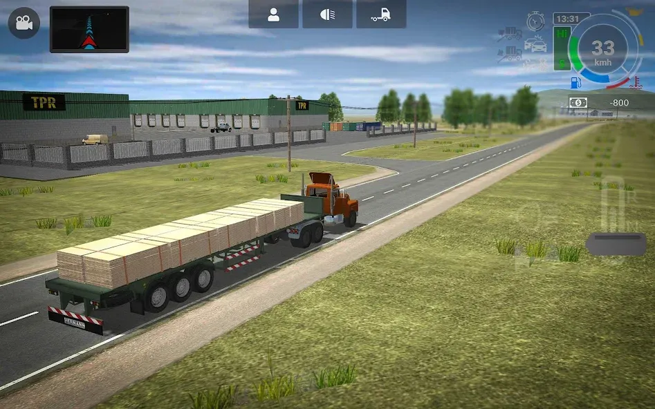 Grand Truck Simulator 2 на телефон — скачать мод: Безлимитные деньги и топливо — скриншот 3